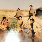 شهید خان آقا محمودی نفر اول نشسته از سمت راست
